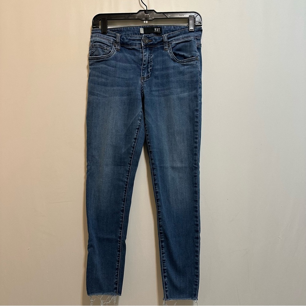 Kut from the Kloth Blue Skinny Jeans size 6